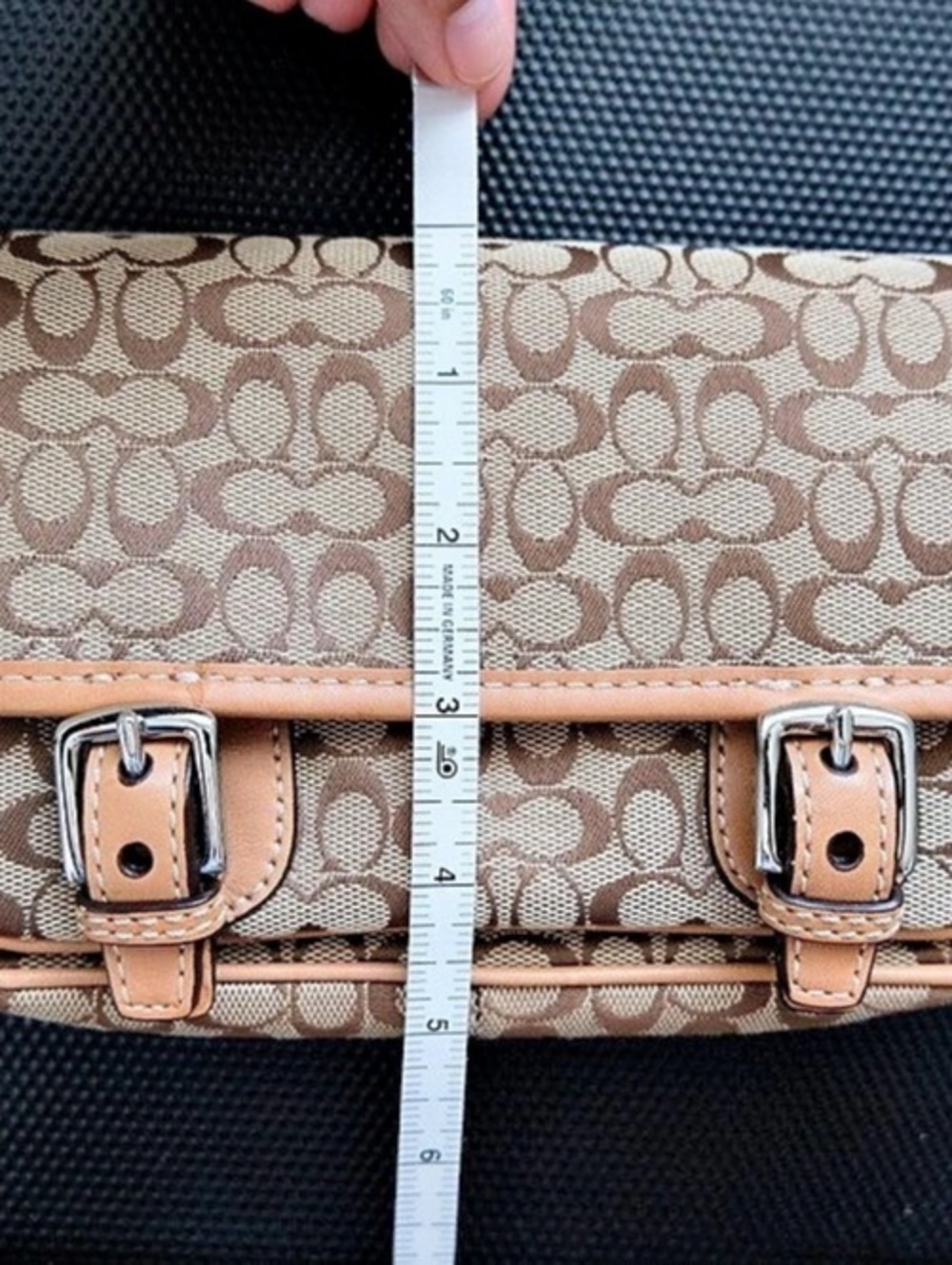 Coach Signature C Utility Belt Bag Crossbody in Brown & Tan - Picture 13 of 15